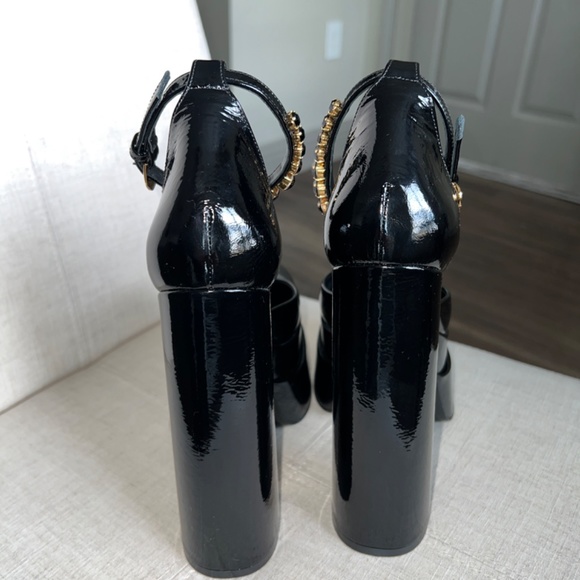 Versace Black Platform Heels - Picture 6 of 11